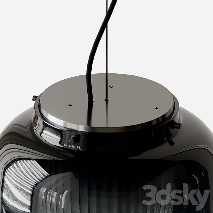 Manila T Pendant Light from Sebastian Herkner 3D Model