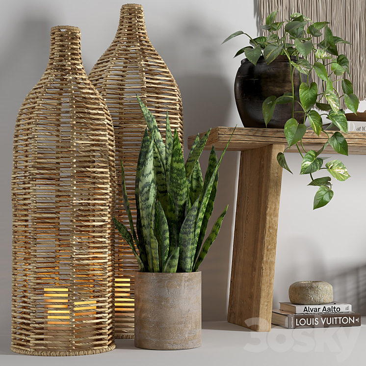 Decor set 3D Model