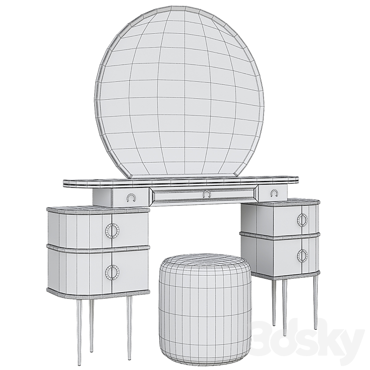 Dressing table ZELDA - Devon & Devon 3D Model