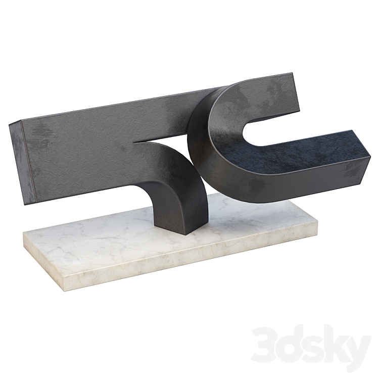 Clement Meadmore Attributed Working Model 3DS Max - thumbnail 1