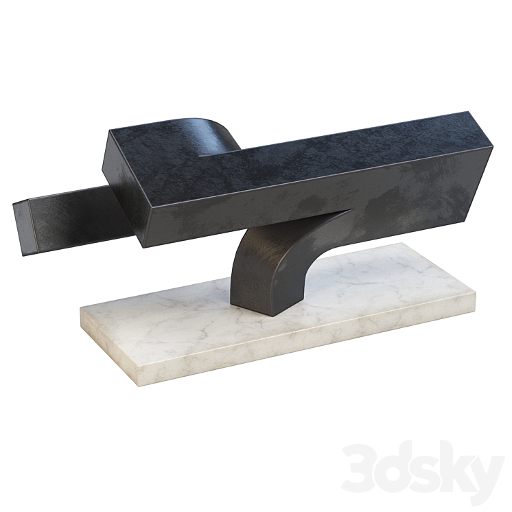 Clement Meadmore Attributed Working Model 3DS Max - thumbnail 2
