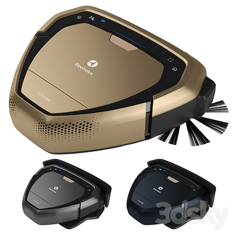 Electrolux Pure i9.2 Robotic Vacuum Cleaner 3d vision 3DS Max - thumbnail 1