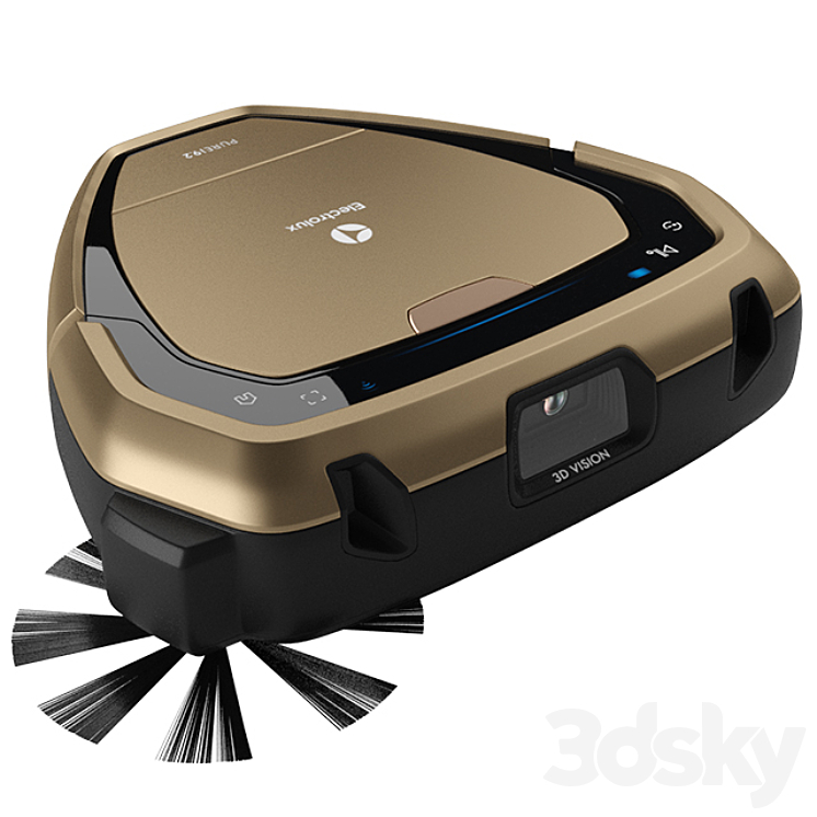 Electrolux Pure i9.2 Robotic Vacuum Cleaner 3d vision 3DS Max - thumbnail 2