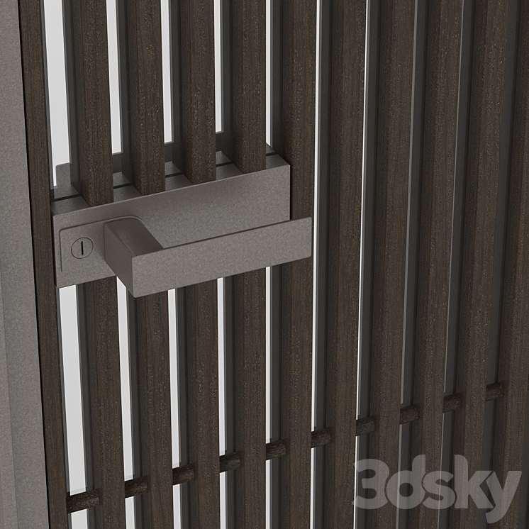 Stained-glass doors Rimadesio Spazio (Sail Zen) 3D Model