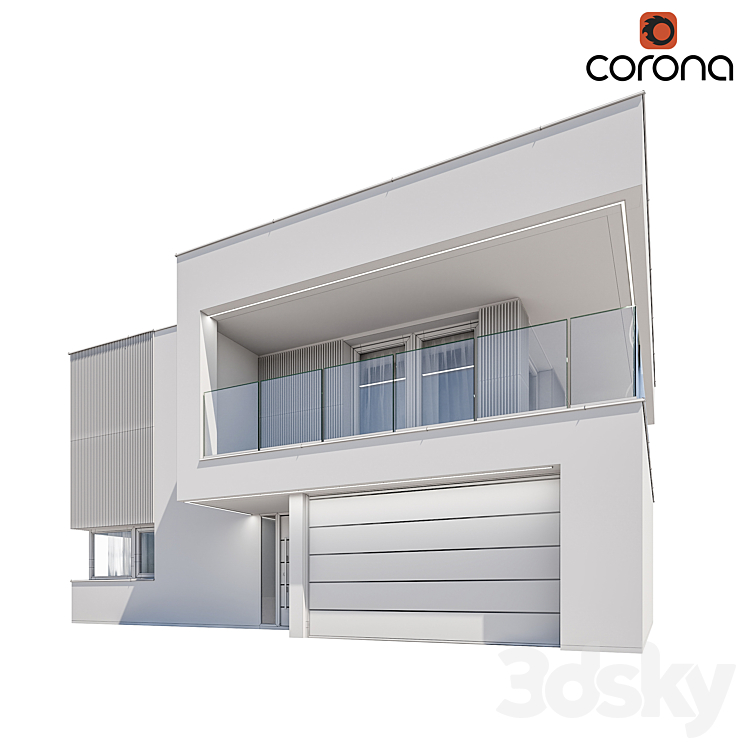 Modern house 05 3D Model