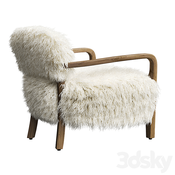 Cabana Chair Yeti Beige - Timothy Oulton 3D Model Free
