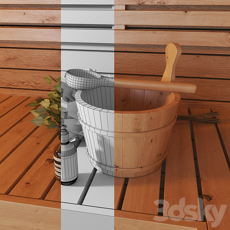 Finnish Sauna 2 3D Model
