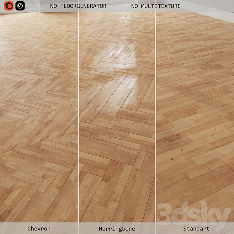 Floor laminate 120 Wellington Oak Floor coverings 3D model