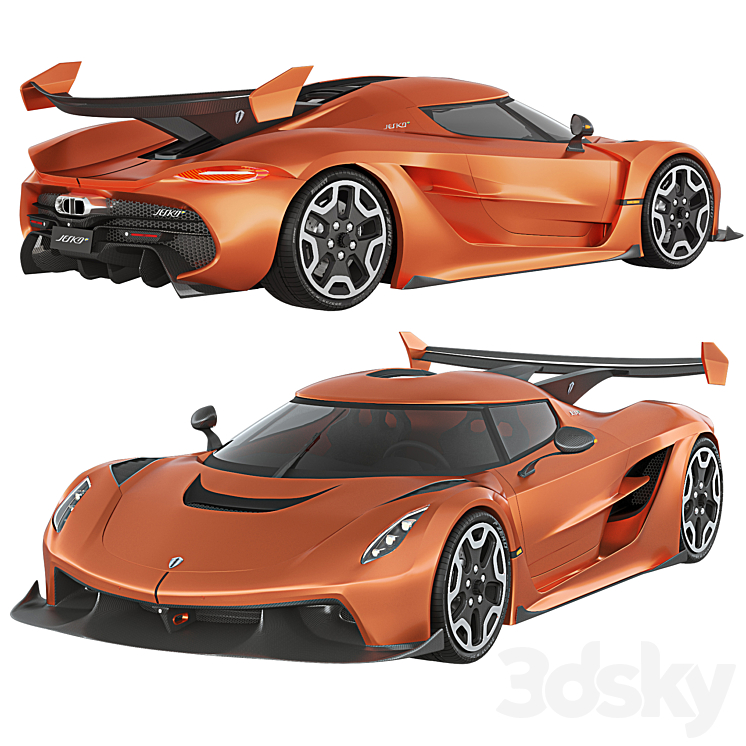 Koenigsegg Jesko 2019 3D Model