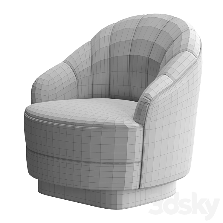Chair Mexil MP509 3DS Max Model - thumbnail 2