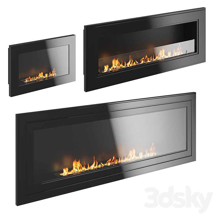 Bio fireplaces 3DS Max - thumbnail 1