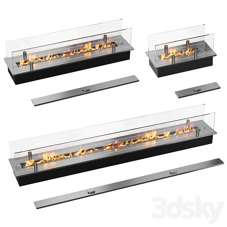 Bio fireplaces 3DS Max - thumbnail 1