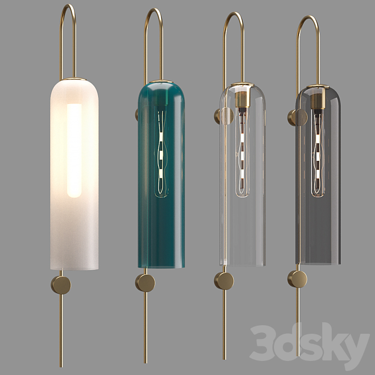 Wall lamp with Aliexpress 011 3DS Max