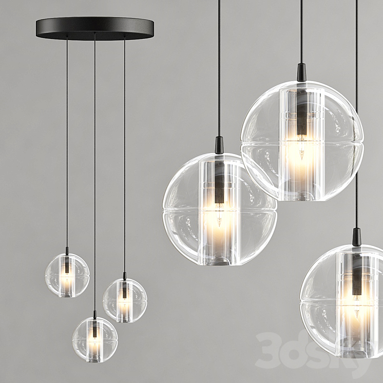 Bocci led collection 3DS Max - thumbnail 1