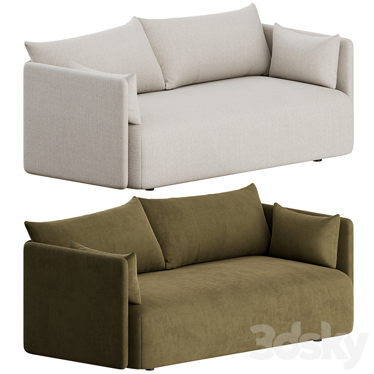 Offset Sofa 2 Seater by Menu 3DS Max - thumbnail 1