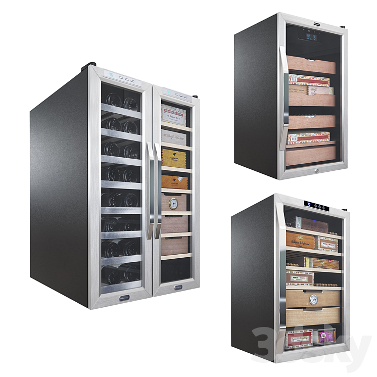Whynter cigar cabinet 3D Model