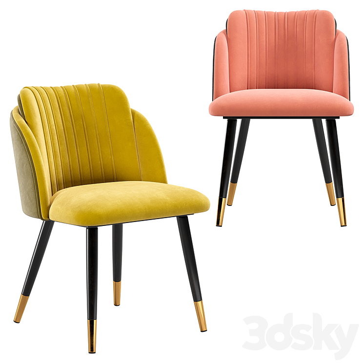 Orly chair 3DS Max - thumbnail 1