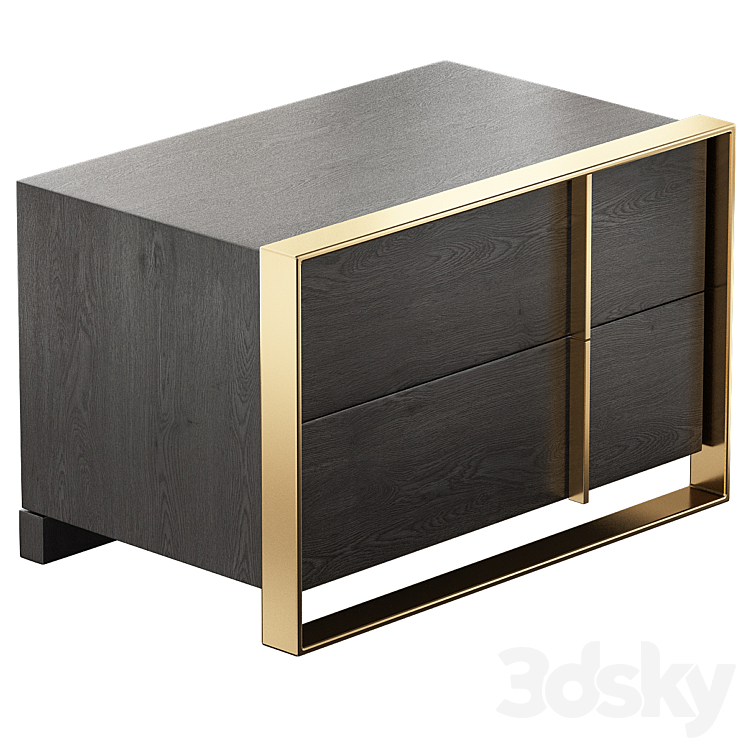 Ayaan 5 Drawer Chest 3DS Max - thumbnail 1