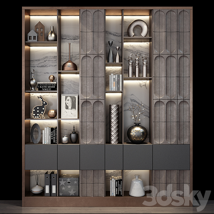 Cabinet Furniture 0297 3DS Max - thumbnail 1