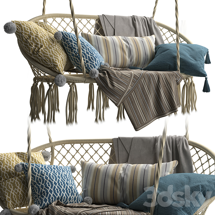 Reelak Double Swing Seat 3D Model