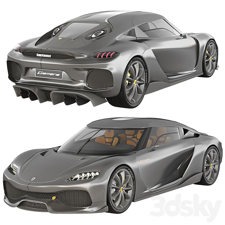 Koenigsegg Gemera 2021 3D Model Free