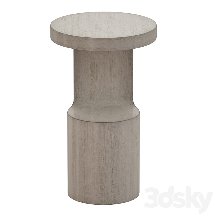 Hout End Table (Crate and Barrel) 3D Model