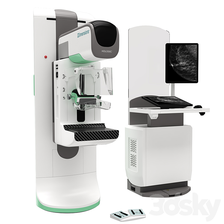 Mammography System 3Dimensions 3DS Max - thumbnail 1