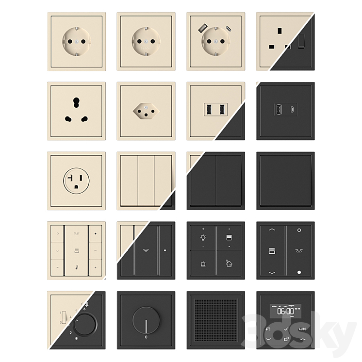 Jung LS 990 3D Model
