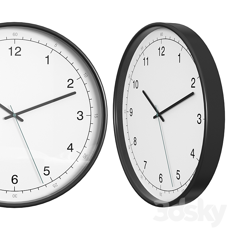 Wall clock IKEA TAGGAD TAGGAD Watches & Clocks 3D model