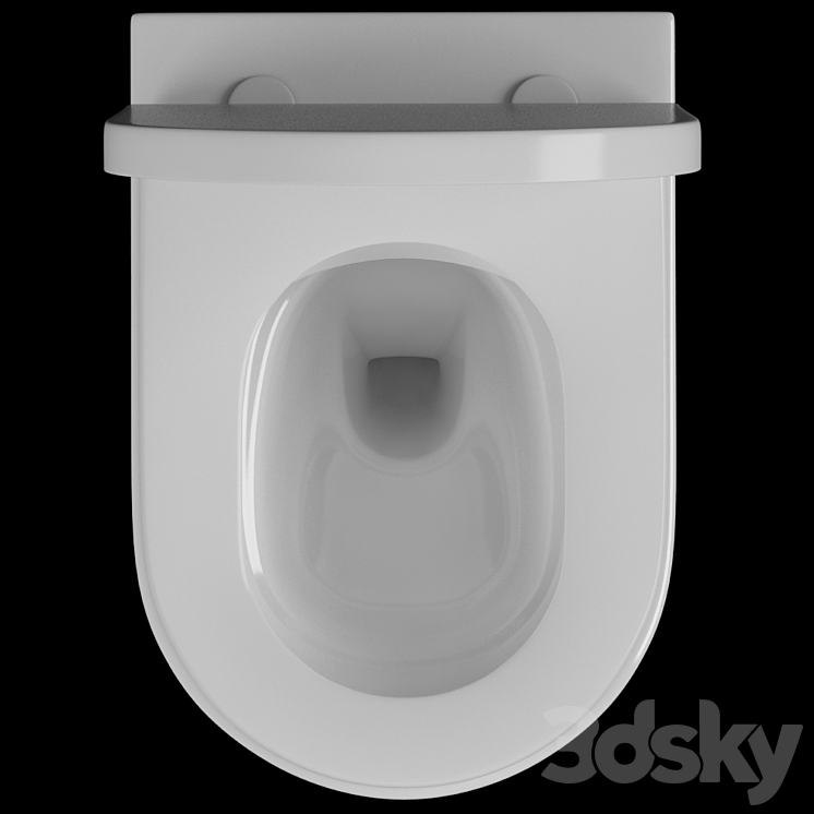 Wall hung toilet Lavinia Boho Elegant Rimless 3308001R - Toilet and ...