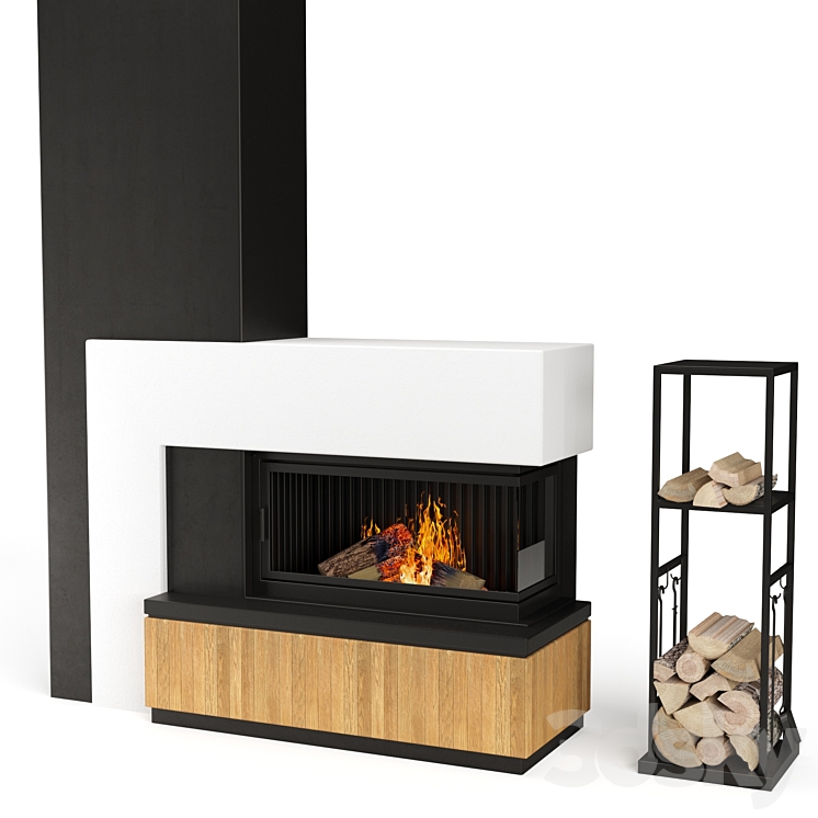 Fireplace 3D Model