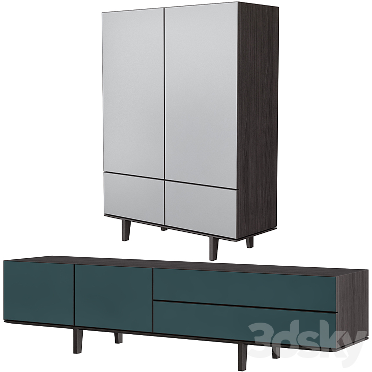 Poliform Home Hotel Sideboard - Wardrobe & Display cabinets - 3D model
