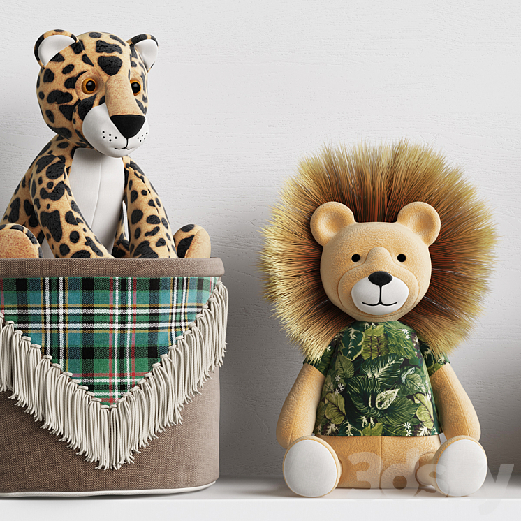 Kids Room Decor 09 3D Model