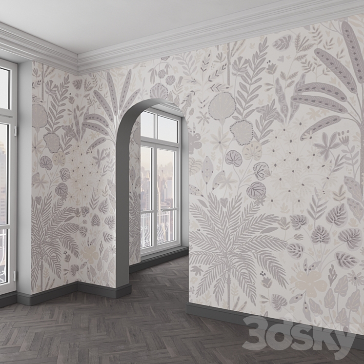 Wallpaper CASELIO_100 - Wall covering - 3D model