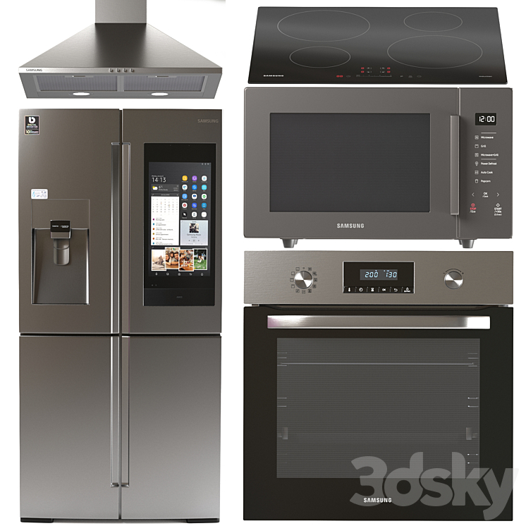 Samsung Kitchen Appliance Set 3 3DS Max - thumbnail 1