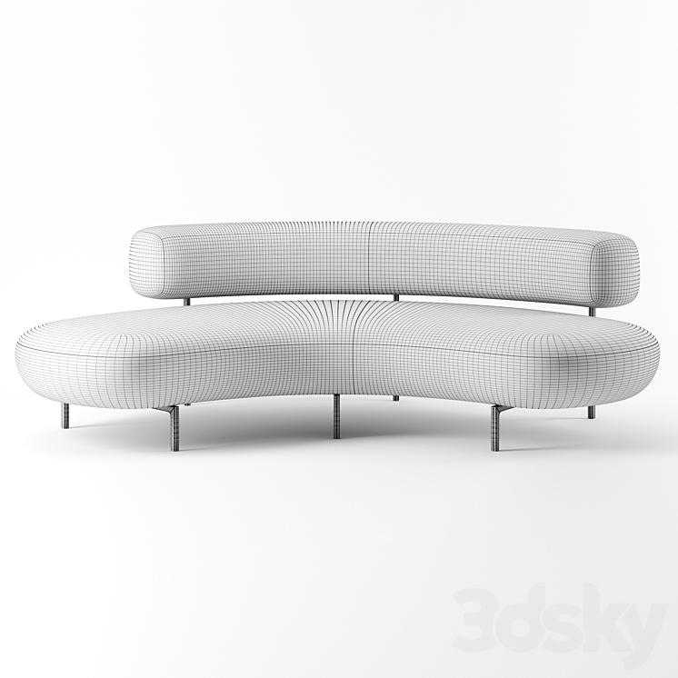 Ela sofa by Piet Boon 3DS Max - thumbnail 2