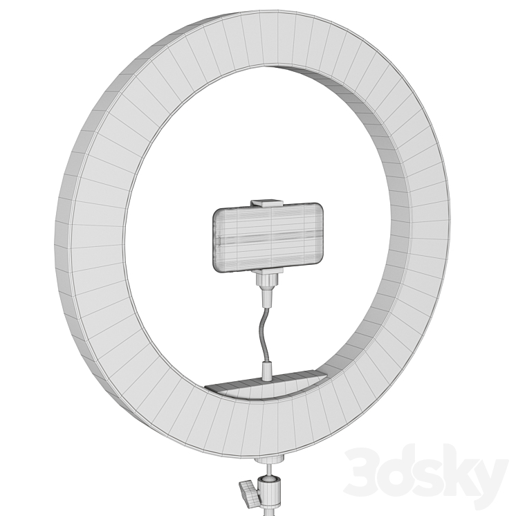 Selfie Lamp 3D Model
