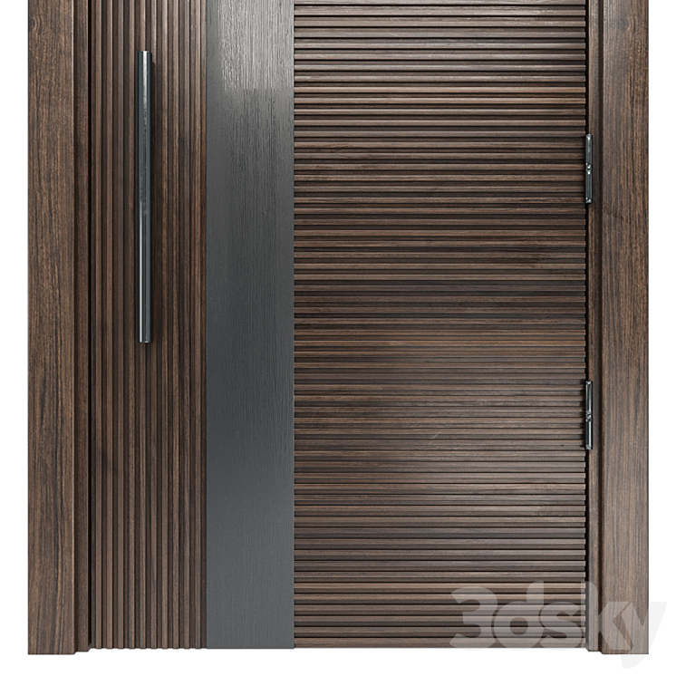 STEEL BENT DOOR 3D Model