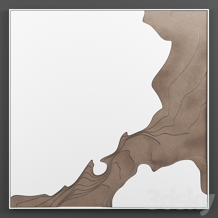 Contour In Acrylic & Bronze by Petr Weigl 3DS Max Model - thumbnail 1