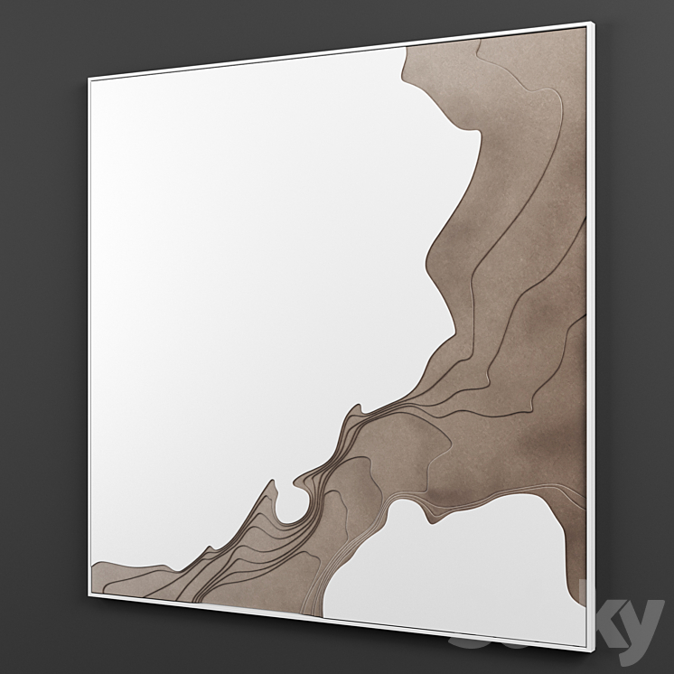 Contour In Acrylic & Bronze by Petr Weigl 3DS Max Model - thumbnail 2