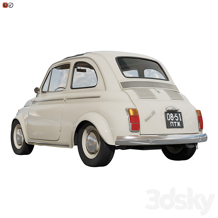 Fiat abarth 500 3D Model
