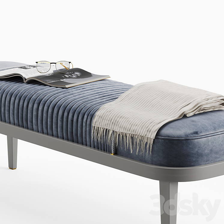 Inedito Asnaghi Marylin bench 3D Model