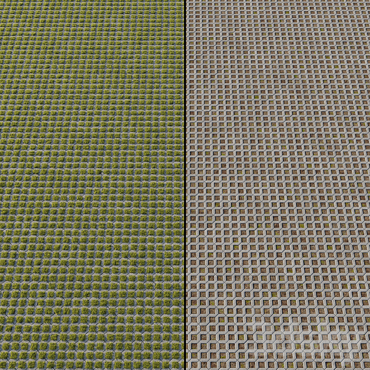 Eco-paving Type 1 Pattern 1 3D Model