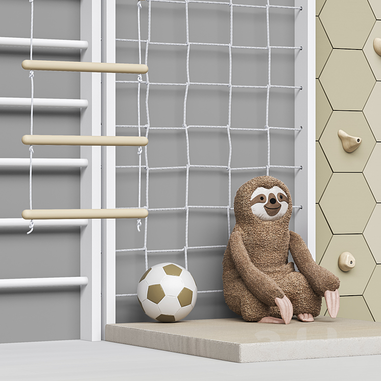 Toys and furniture set 88 3DS Max - thumbnail 2