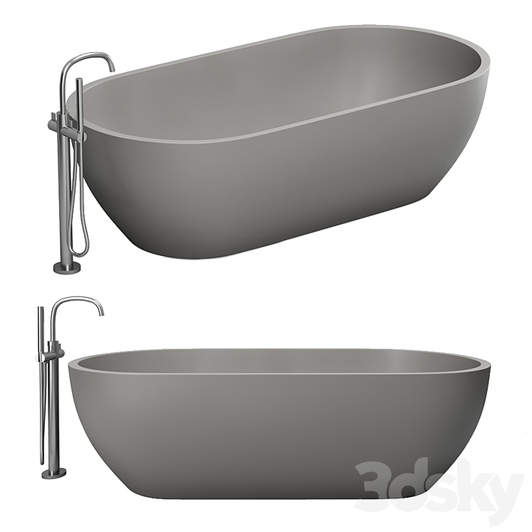 Cocoon solid bath 3DS Max Model - thumbnail 1