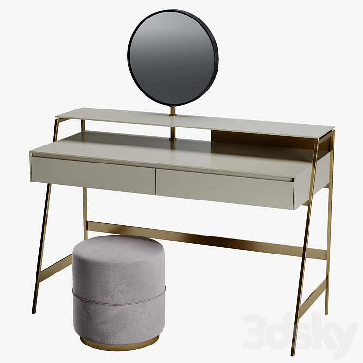 3DS MAX Dressing table 3DS Max