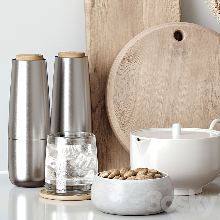 Decorative set 032 3D Model