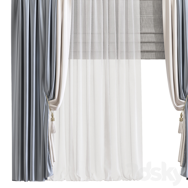 Curtain 819 3D Model