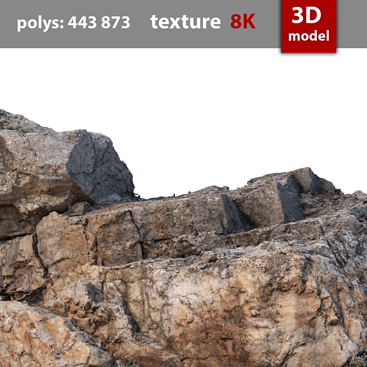 317 Stones 3DS Max - thumbnail 2