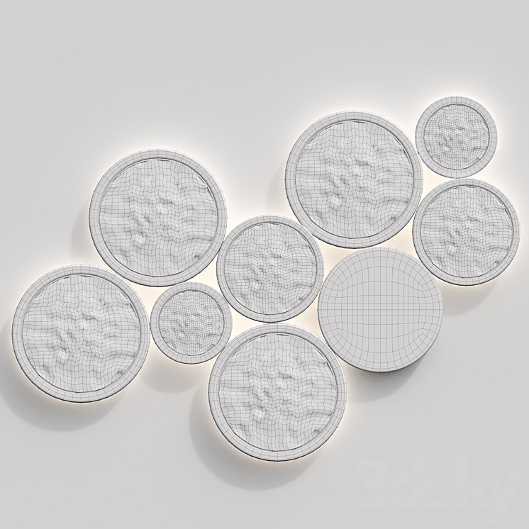 SERIP LUNA AP1460 Lamp 3D Model
